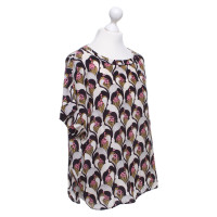 Laurèl Silk shirt with pattern
