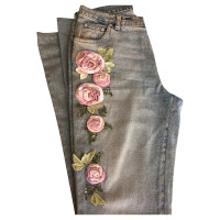 Blumarine Jeans con rose