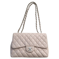 Chanel "Jumbo Flap Bag" in Nude