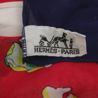 Hermès Doek met een bloemmotief