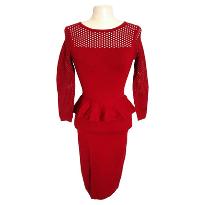 Karen Millen Kleid aus Viskose in Rot