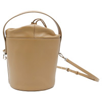 Jil Sander Handtasche aus Leder in Ocker