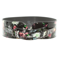 Alexander McQueen Waist belt with floral print