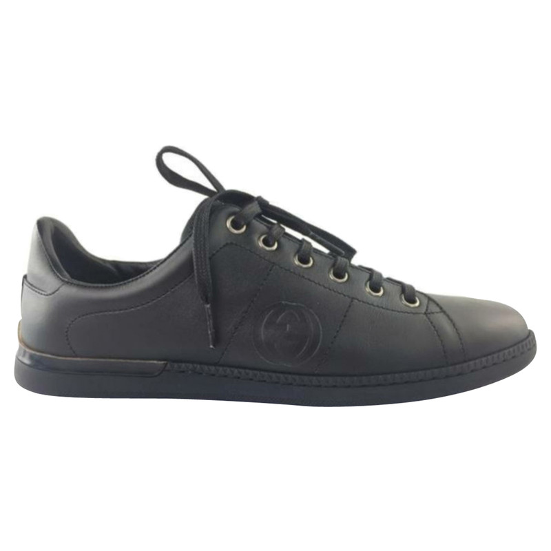 black gucci trainers