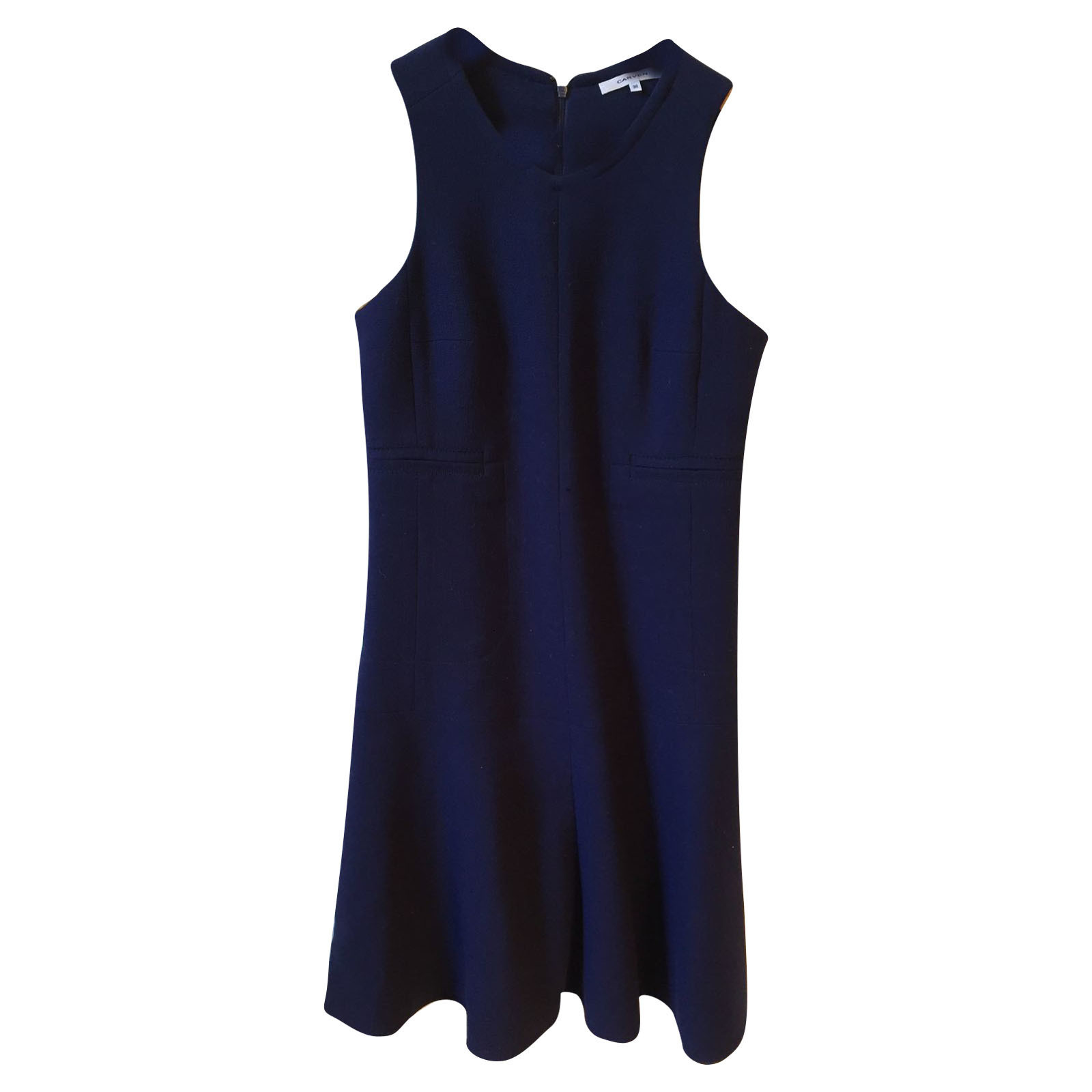 Carven Dress Wool in Blue - Second Hand Carven Dress Wool in Blue buy used  for 145€ (3557922)
