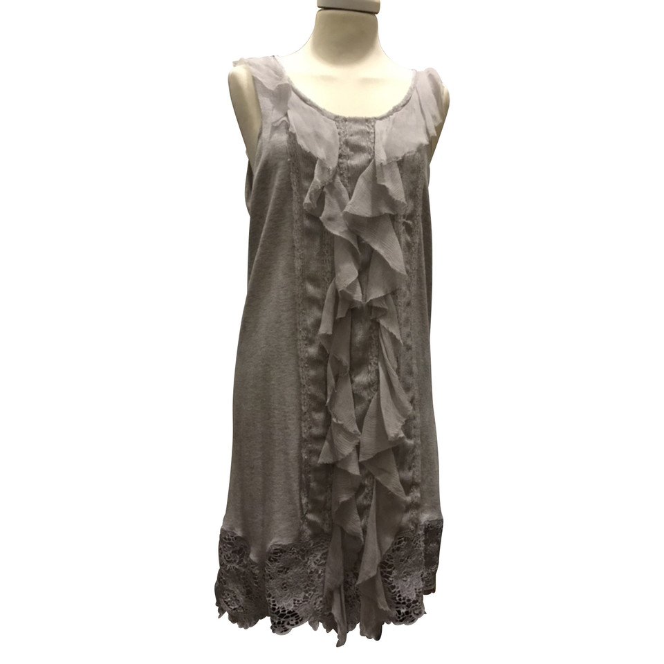 Ermanno Scervino Kleid aus Baumwolle in Grau