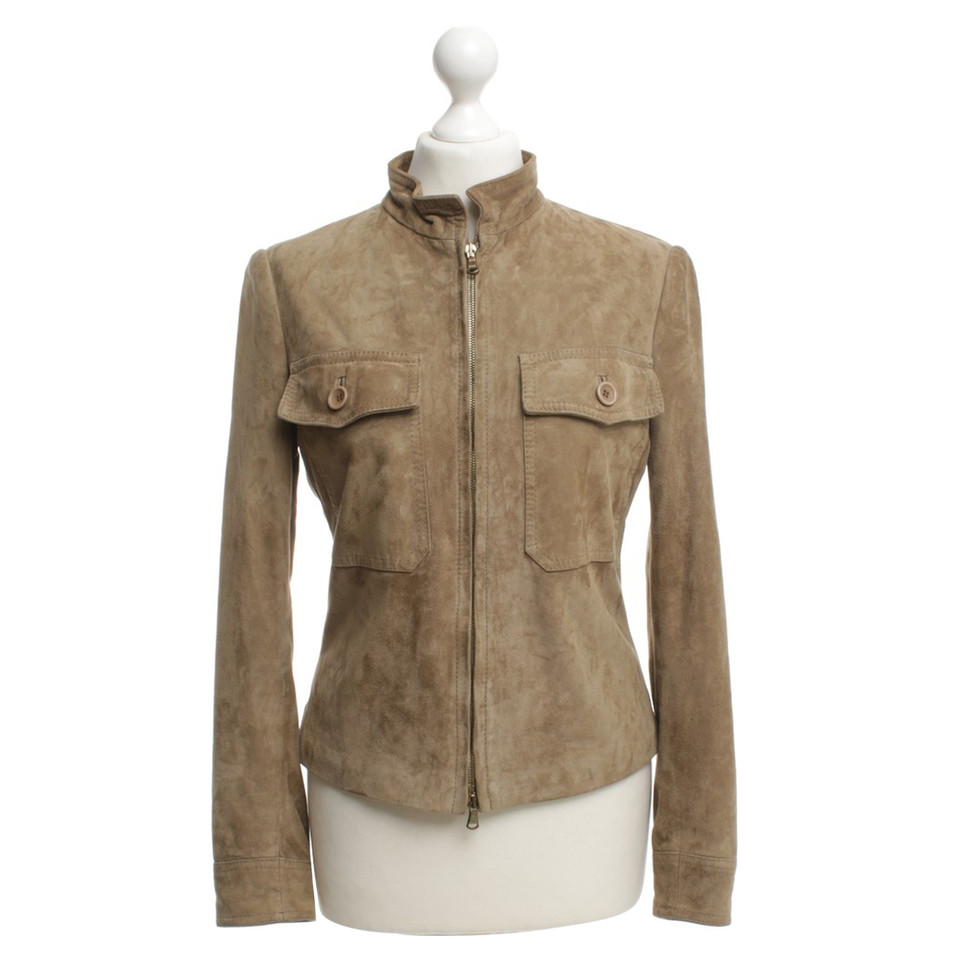 Other Designer Ninette - Khaki leather jacket