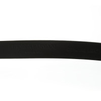 Armani Leather Belt in Black