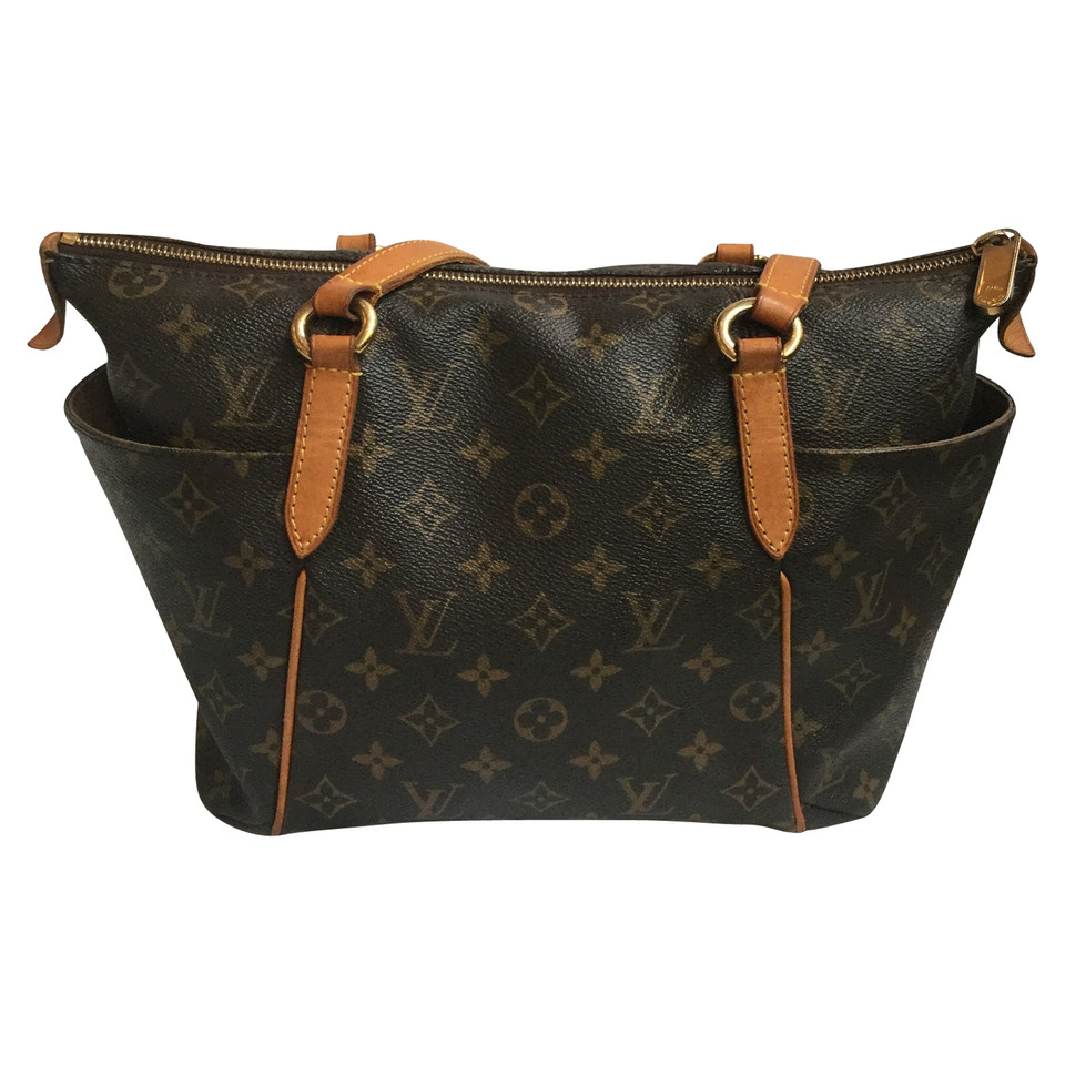 Louis Vuitton Totally PM aus Canvas in Braun