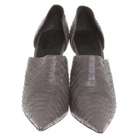 Haider Ackermann Pumps/Peeptoes Leather in Grey