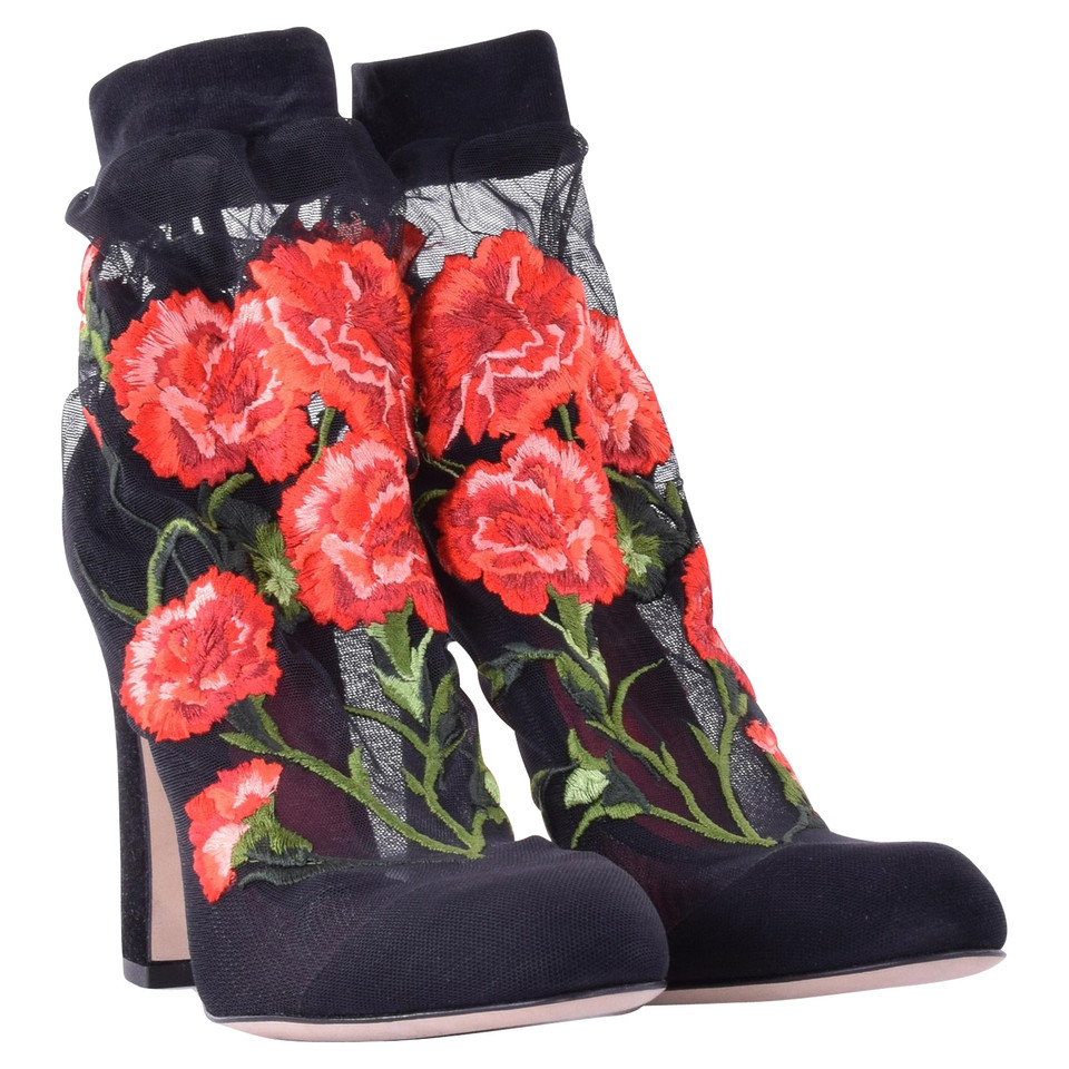 Dolce & Gabbana pumps con ricami floreali