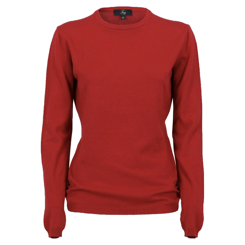 Fay Knitwear Cashmere in Red