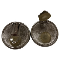 Burberry Ohrring aus Glas in Silbern
