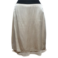 Schumacher Skirt Silk in Cream