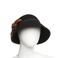 Badgley Mischka Hat with feathers
