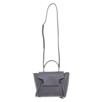 Céline Belt Bag Micro aus Leder in Grau