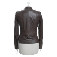 Marc Cain Short jacket made of lamb nappa leather