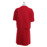 Max Mara Costume en rouge