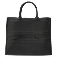 Christian Dior Shopper aus Leder in Schwarz