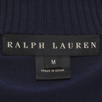 Ralph Lauren Black Label Strickjacke mit Leder-Elementen