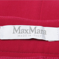 Max Mara Pantalon en laine rose