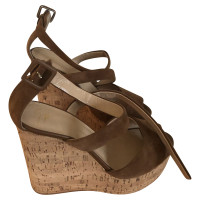 Giuseppe Zanotti Wedges Suede in Brown