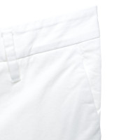 Prada pantaloni di cotone in bianco