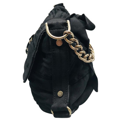 Lanvin Handtasche aus Canvas in Schwarz