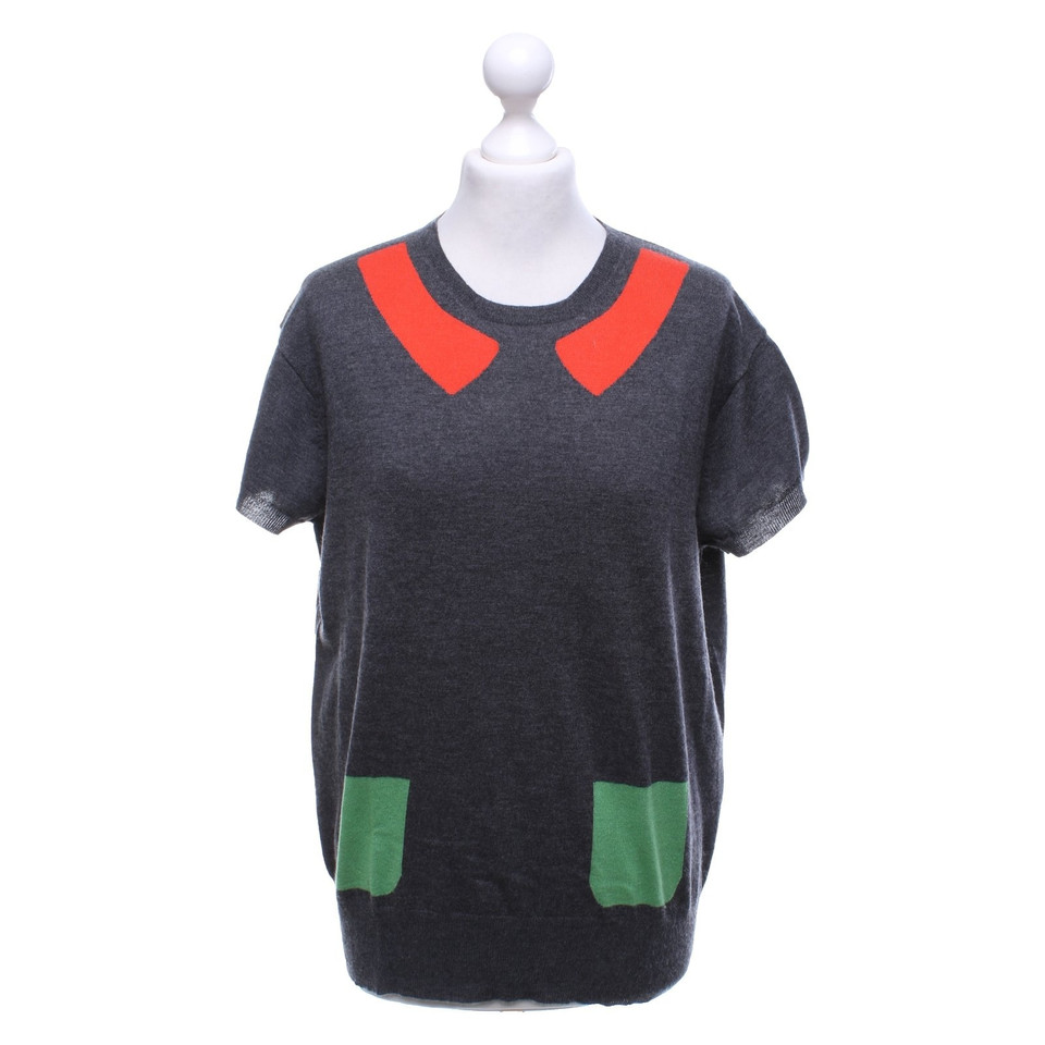 Paul Smith Short-sleeved pullover in tricolor