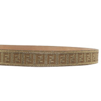 Fendi Gold colored leather belt