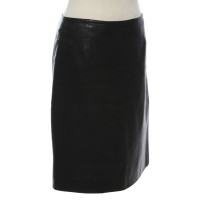 Prada Skirt Leather in Black