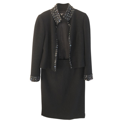 Amorimiei Paolo Petrone Suit Wool in Black