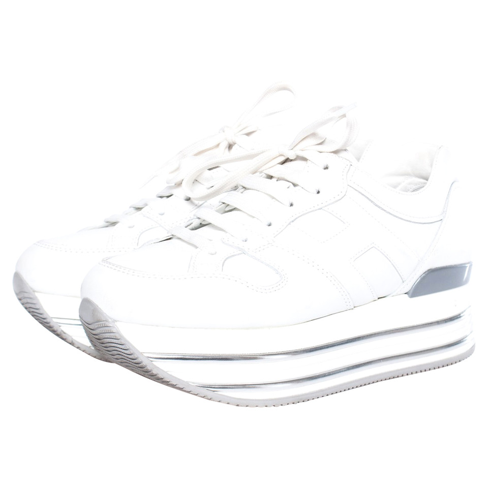 Hogan Sneakers aus Leder in Weiß