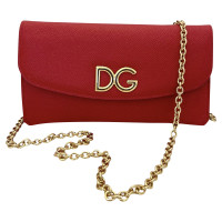 Dolce & Gabbana Clutch en Cuir en Rouge