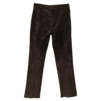 Gucci Leather pants in Brown