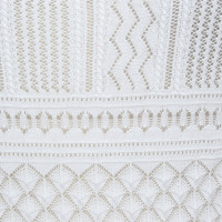 Iris Von Arnim Gebreide trui van katoen in wit