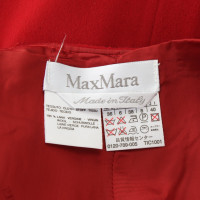 Max Mara Wollrock in Rot
