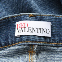 Red Valentino Rock aus Baumwolle in Blau