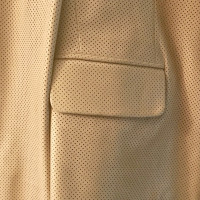 Gucci Jacket in beige perforated leather
