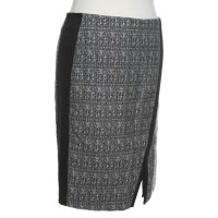 Dkny Pencil skirt in black / white