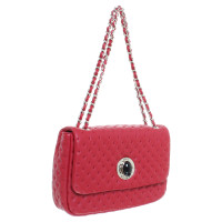 Moschino Love Leather bag in red