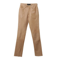 Gucci Leather trousers in beige 