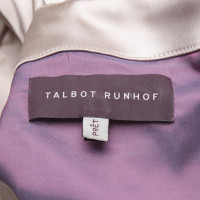 Talbot Runhof abito da cocktail fatto di raso
