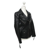 Zoe Karssen Jacket/Coat Leather in Black