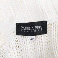 Patrizia Pepe Tricot en Coton en Blanc