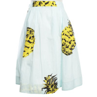 Msgm skirt with pineapple motif
