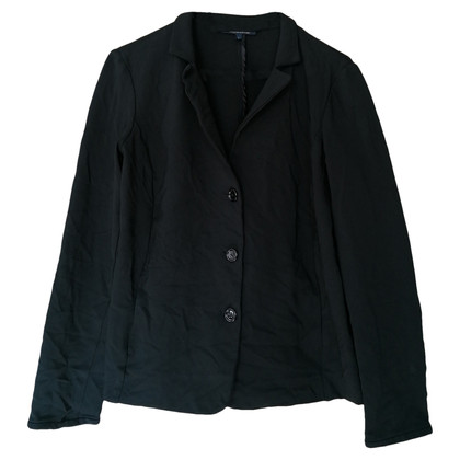 S Max Mara Jacket/Coat Viscose in Black
