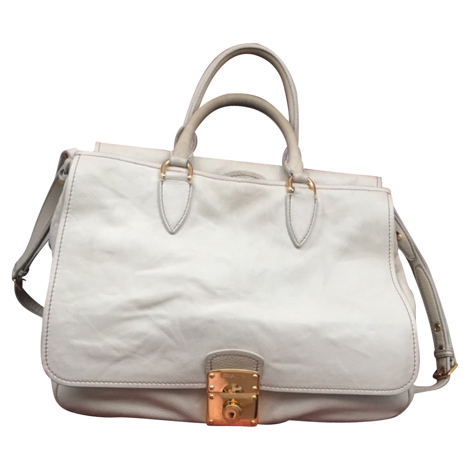 Miu Miu Borsa a mano in beige