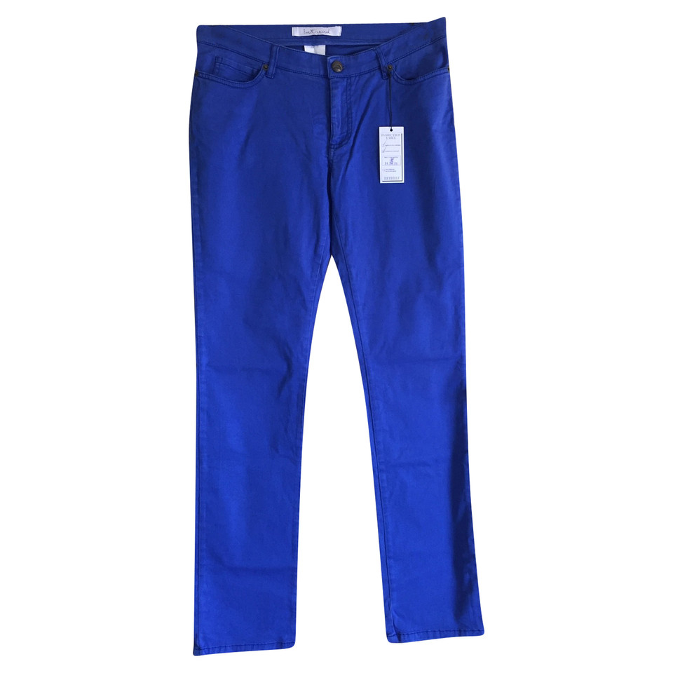 Max Mara Hose aus Baumwolle in Blau