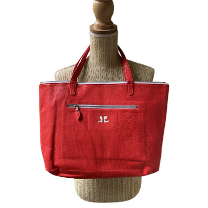 Courrèges Tote bag in Red